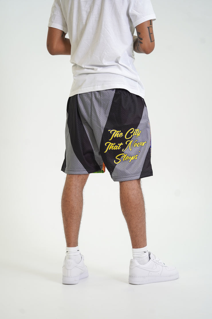 NYC “Skyline” Mesh Shorts