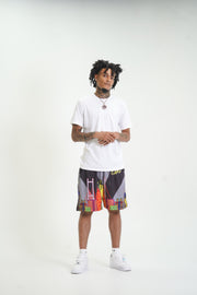 NYC “Skyline” Mesh Shorts